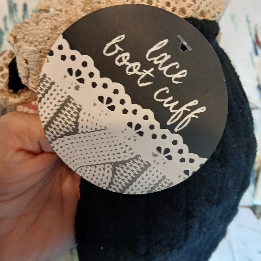 🧭2 pr boot socks/cuff/cover NWT